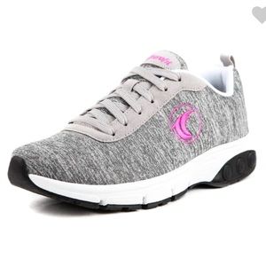 Therafit paloma womens athletic gray sneakers 8.5